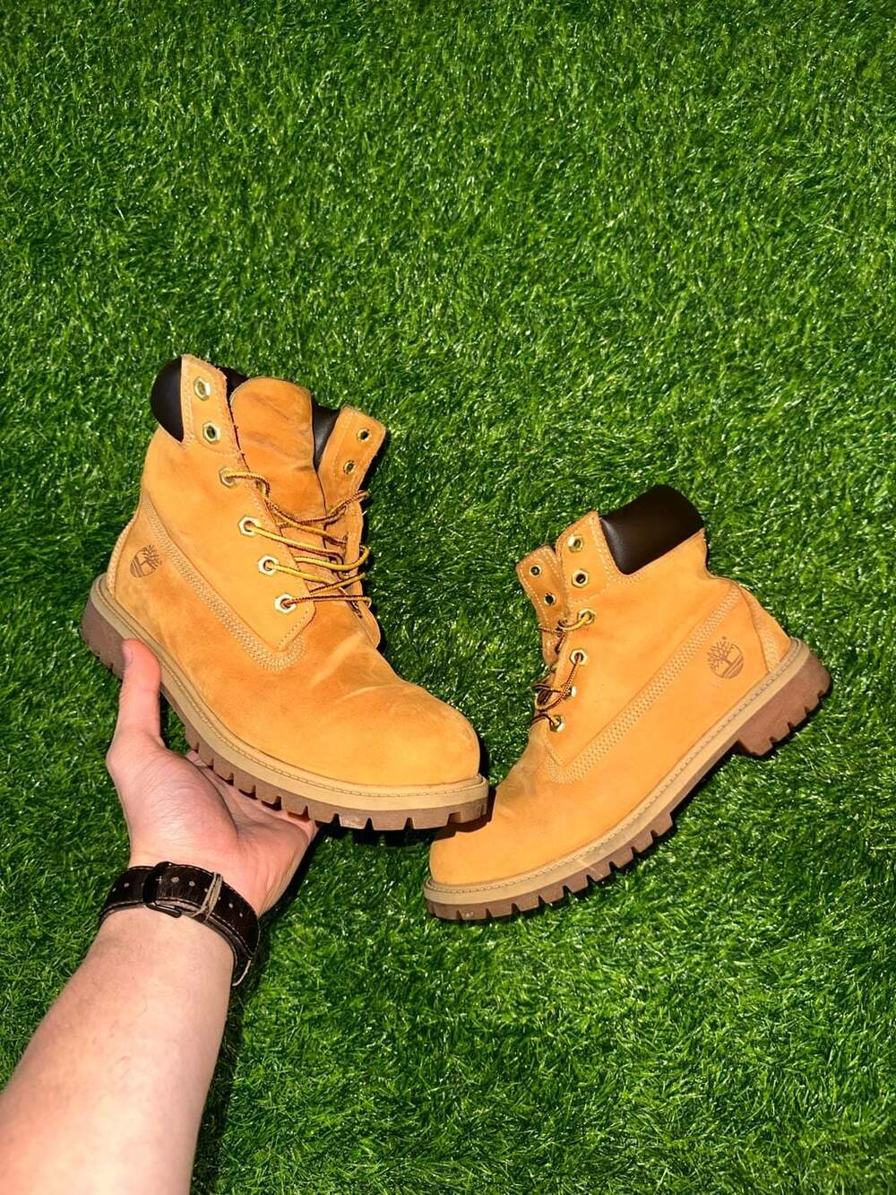 Timberland 6-Inch Premium Boots Wheat Nubuck 7M